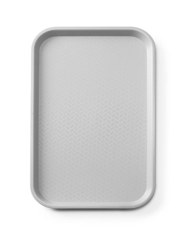 HENDI Fastfood-Tabletts AmerBox GN 1/1 Polypro Hellgrau