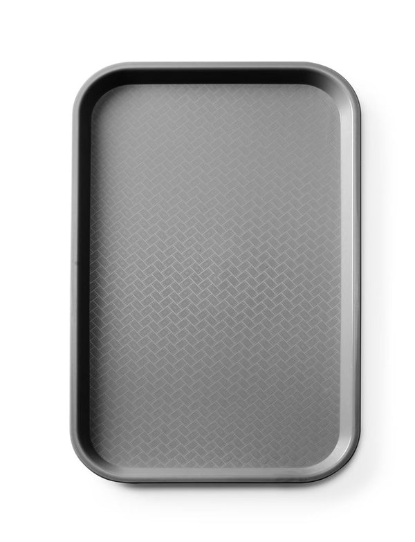 HENDI Fastfood-Tabletts AmerBox GN 1/1 Polypro Schwarz