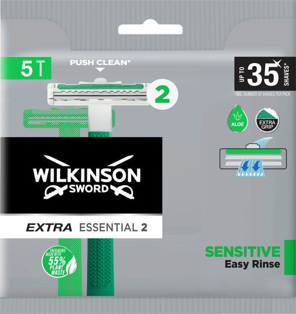 Wilkinson Einwegrasierer Extra Essential 2 Sensitive 5 Stück