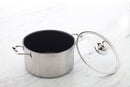 Swiss Diamond cooking pot xD Nonstick Clad Induction - Inox with lid Ø 24cm