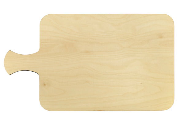 Schwarz Servierbrett für Flammekuchen 48x28x0.6 cm