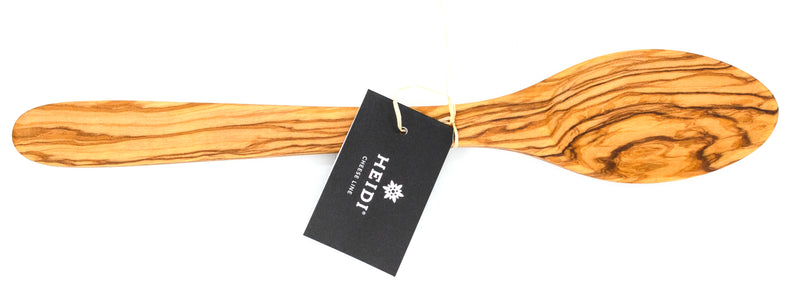 Heidi Cheese Line Zubehör Löffel oval, flacher Stiel 30cm Olivenholz