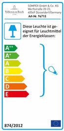 VilleroyBoch Pendelleuchte HAVANNA