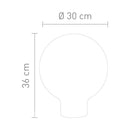 VilleroyBoch Tischlampe TOKIO weiss 30cm