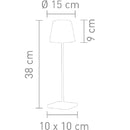 Sompex Tischlampe TROLL 2.0, schwarz, 38cm