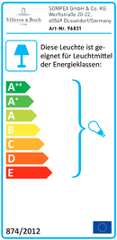 VilleroyBoch Pendelleuchte ATHEN