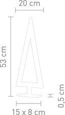 VilleroyBoch Weihnachtsbeleuchtung LED Tanne WIEN 53cm