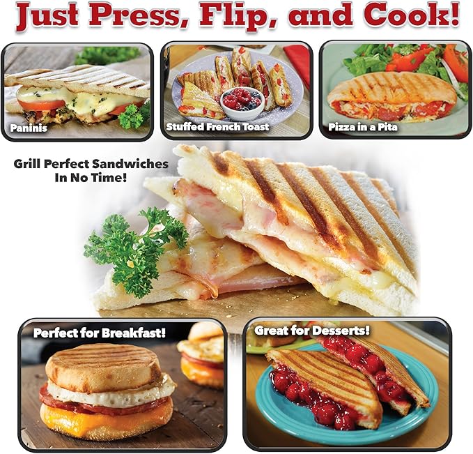 Bulbhead Sandwichmaker Red Copper - Flipwich DUO