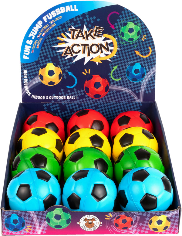 Trendhaus Fussball TAKE ACTION Fun & Jump Fussbälle Ø 6.2 cm assortiert