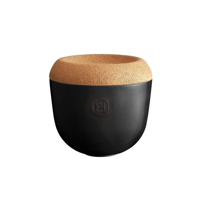 Emile Henry Knoblütlüztlack black Ø14.6cm