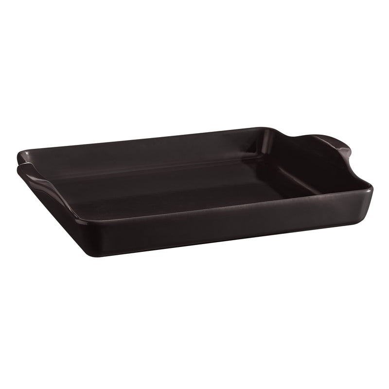 Emile Henry Küchenutensilien Focaccia Form Keramik anthrazit 40.5x31.5x6.9cm