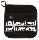 Heidi Cheese Line Zubehör PatvN Topflappen schwarz