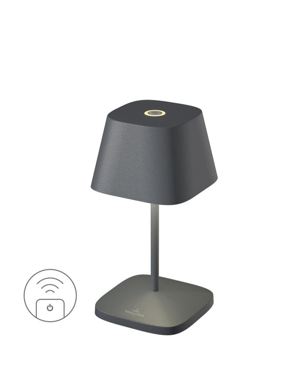 VilleroyBoch Tischleuchte NEAPEL RC, Anthrazit