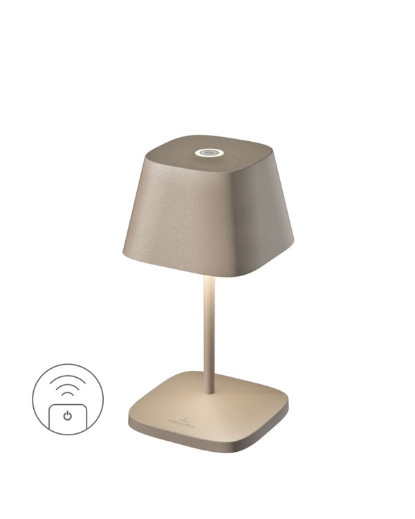 VilleroyBoch Tischleuchte NEAPEL RC, Akku In- & Outdoor, dimmbar