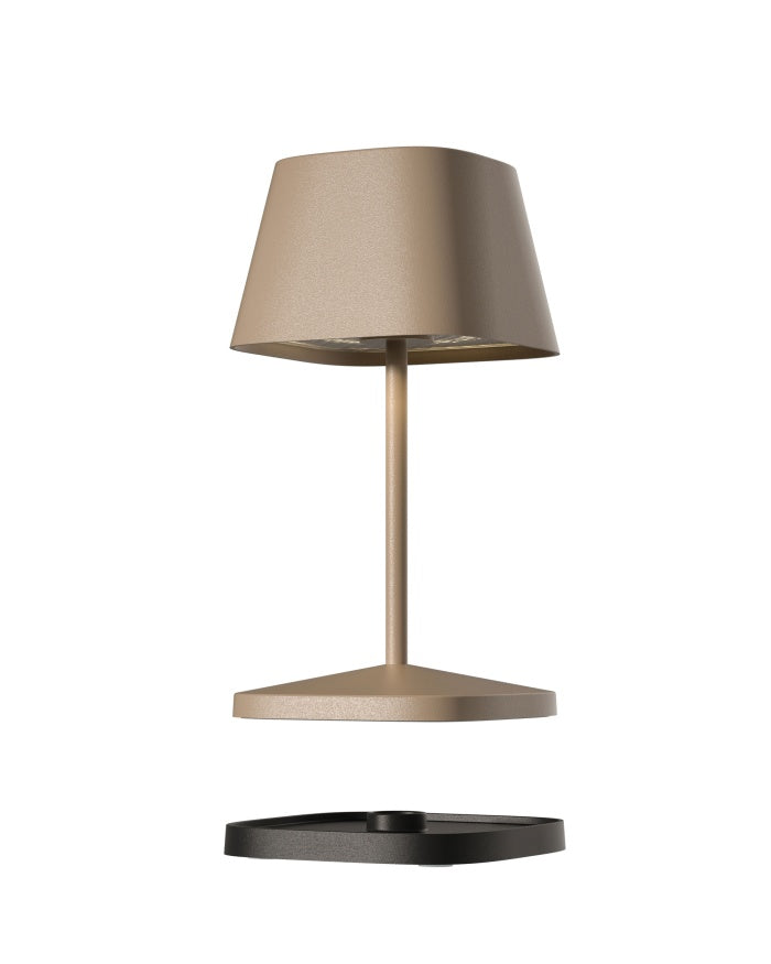 VilleroyBoch Tischleuchte NEAPEL RC, Akku In- & Outdoor, dimmbar