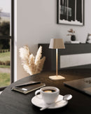 VilleroyBoch Tischleuchte NEAPEL MICRO RC, Akku Indoor und Outdoor, dimmbar, 2 Lichtfarben, inklusive Ladestation