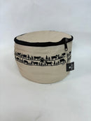 Heidi Cheese Line Warming Korb Patvn cream Ø20.4x13 cm