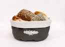 Heidi Cheese Line bread basket HCL Edelweiss Ø20x12.5 cm