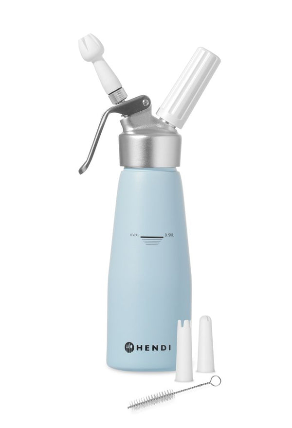 HENDI Sahnespender Sahnespender 0.5L pastellblau