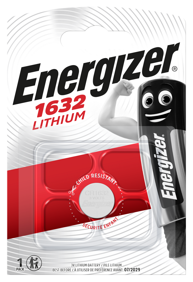 Energizer CR 1632 Lithium 3.0 V FSB-1 CR 1632 Lithium 3.0V FSB-1