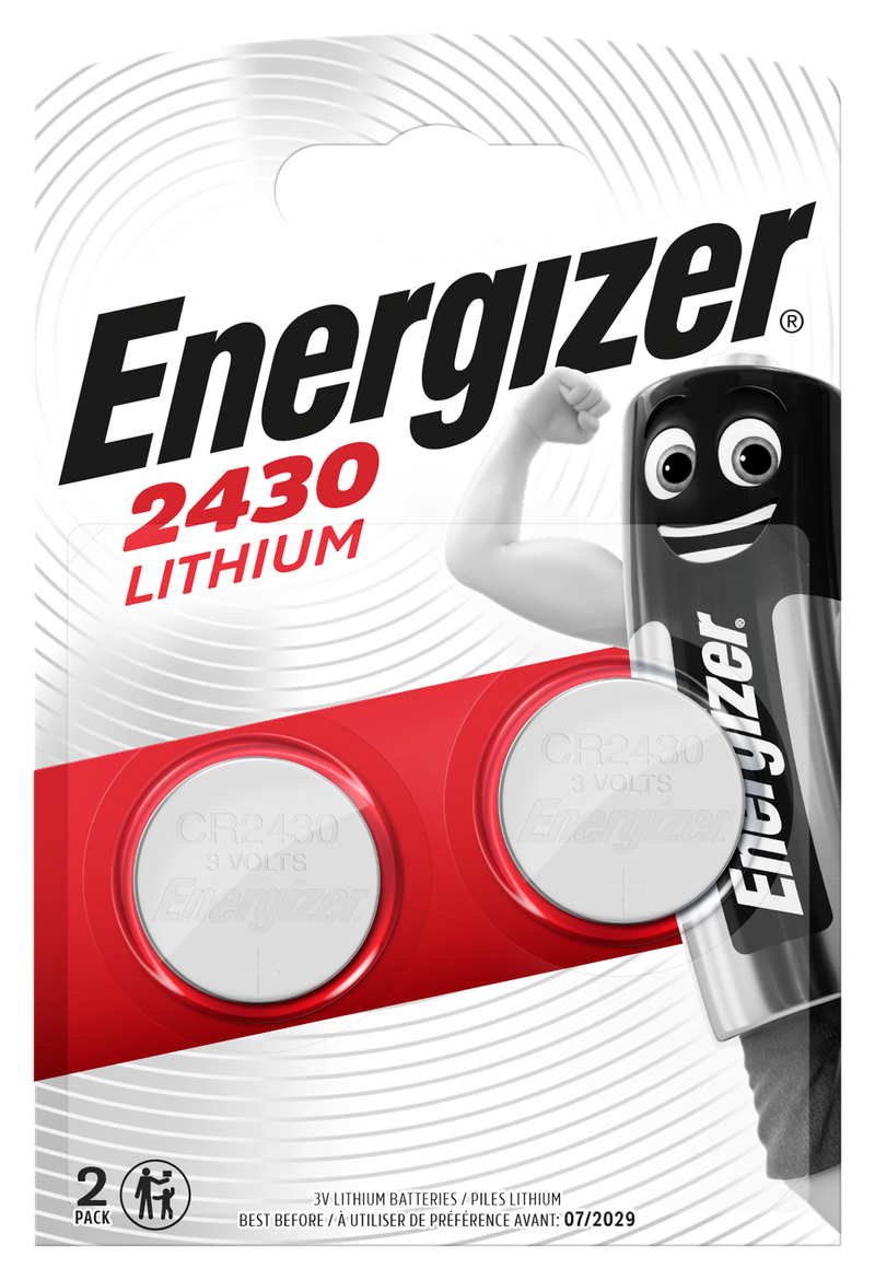 Energizer CR 2430 Lithium 3.0V FSB-2 CR 2430 Lithium 3.0V FSB-2