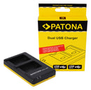 Patona Ladegerät Dual USB Sony NP-FW50 Ladegerät Dual USB Sony NP-FW50