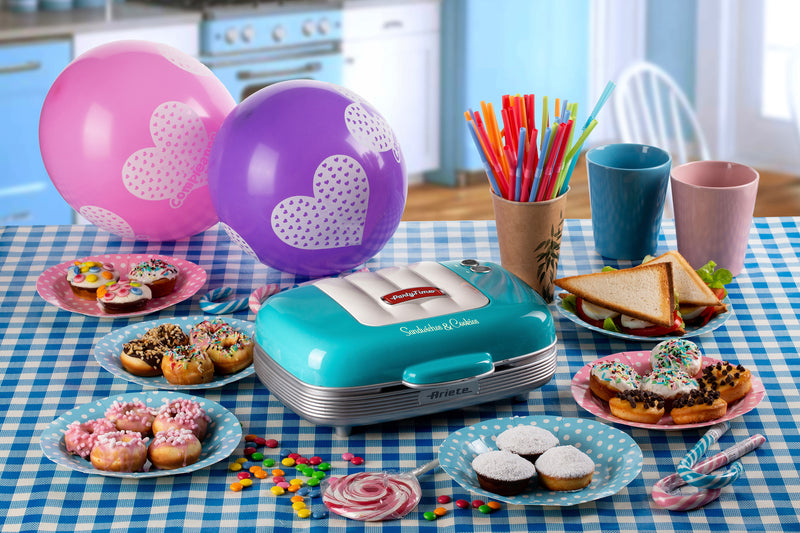 Ariete Toaster Sandwich Machine - Temps de fête - Bleu