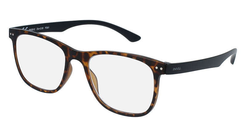 INVU Lesebrille mit Blaulichtfilter-Gläsern mit Etui NY Times B6026J
