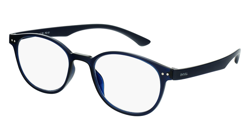 INVU Computerbrille mit Blaulichtfilter-Gläsern mit Etui Heracles B6163P