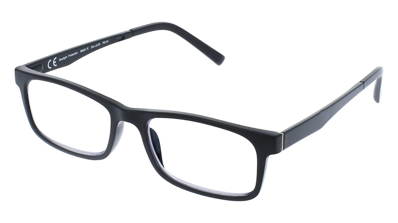 INVU Computerbrille mit Blaulichtfilter-Gläsern mit Etui Carrier B6221P