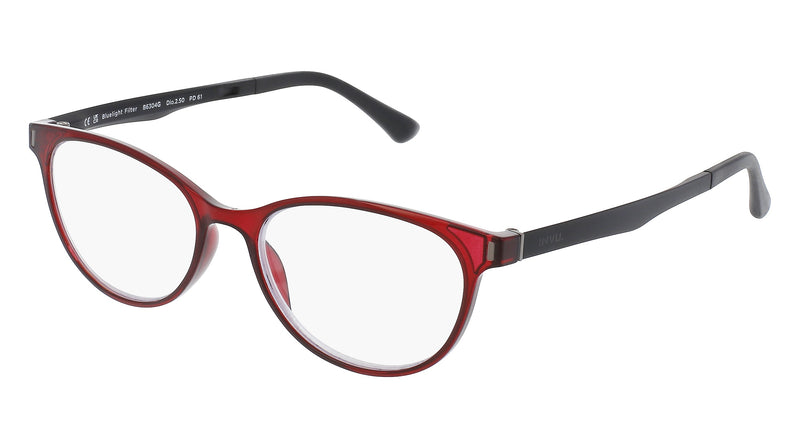 INVU Computerbrille mit Blaulichtfilter-Gläsern mit Etui Robbins B6304P