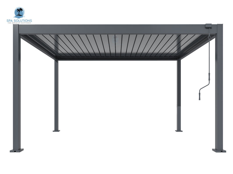 Spa Solutions Sky Pergola Skylite Eco Aluminium Pergola LED 3M X 4M