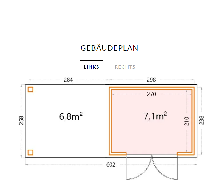 Spa Solutions Gartenhaus Bolthouse mit Pergola Extra Large Offen