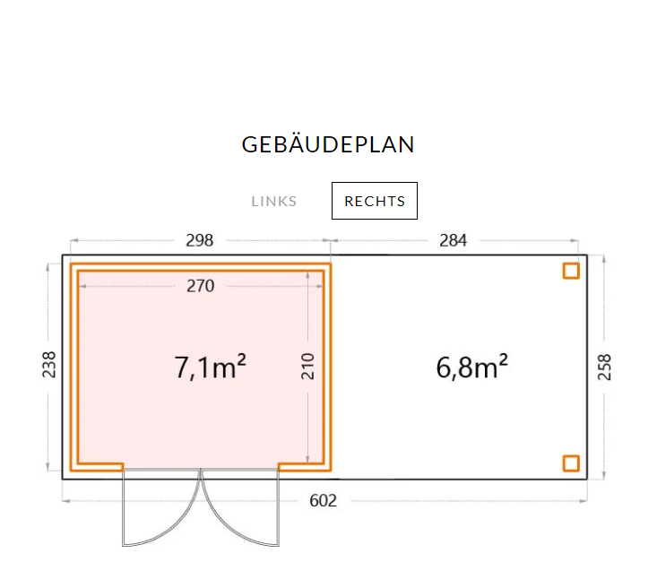 Spa Solutions Gartenhaus Bolthouse mit Pergola Extra Large Offen