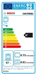 BOSCH Herd/Backofen Serie 8, Einbau Kompaktdampfbackofen, 60 x 45 cm, Schwarz