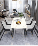 Spa solutions tables dining table Milano Platinum-White 180 cm