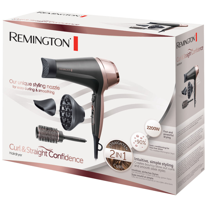 REMINGTON Haartrockner D5706 Curl&Straight Confidence