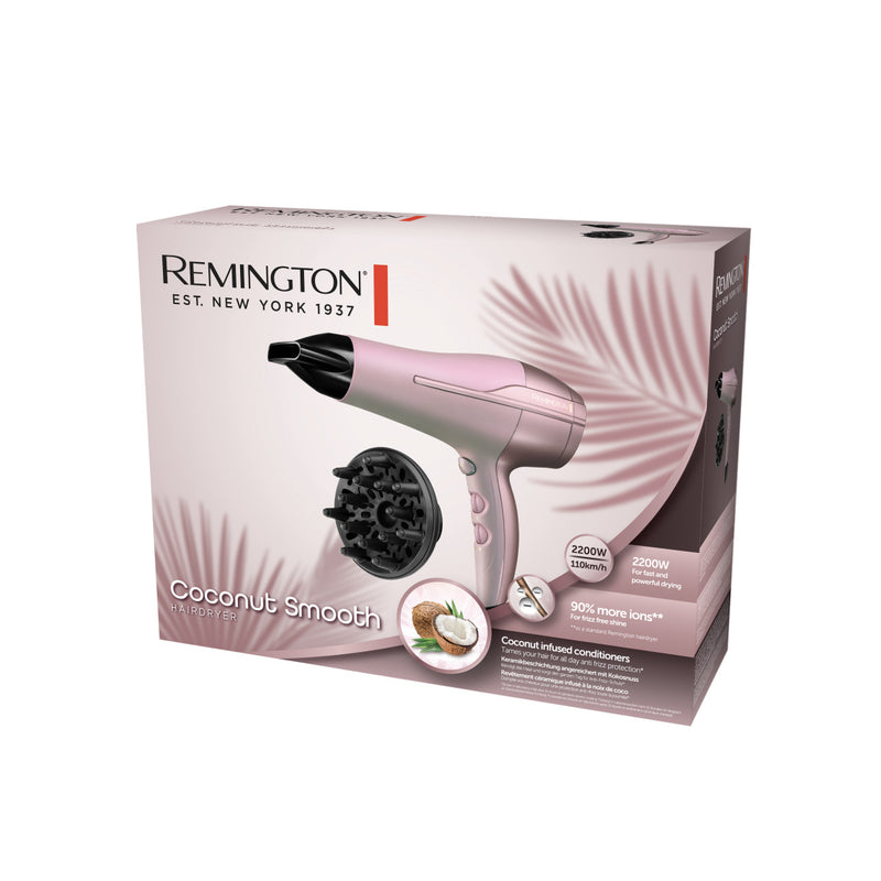 REMINGTON Haartrockner D5901 Coconut Smooth