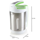 Cuisineur Domo Supp DO705BL en acier inoxydable / blanc / vert