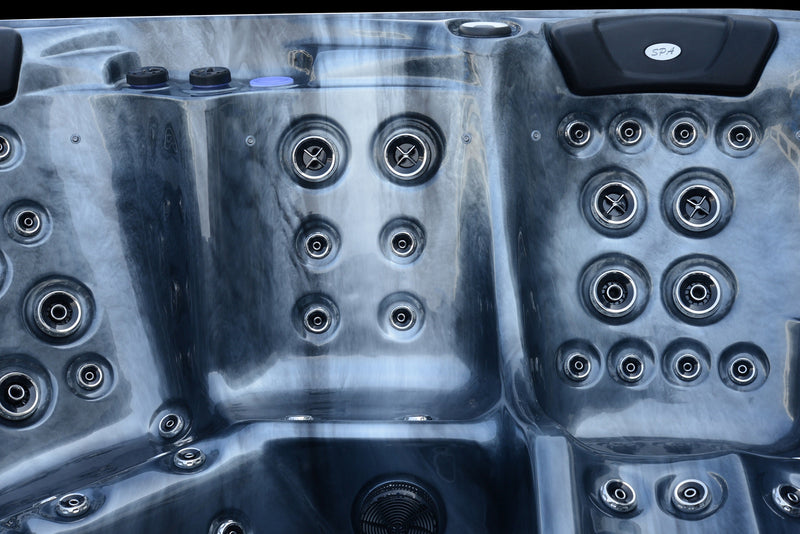 Spa Solutions Whirlpools Whirlpool Platinum Black Silver 2023