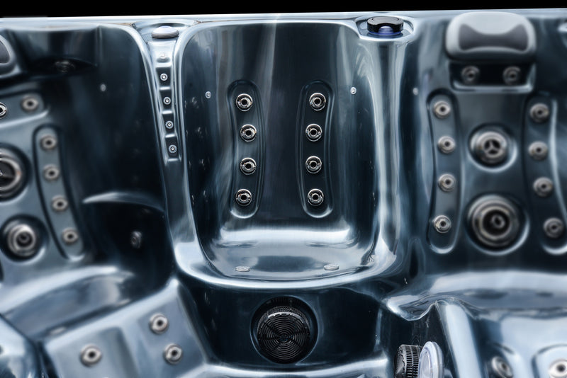 Spa Solutions Whirlpools Whirlpool Titanium Black Silver 2024