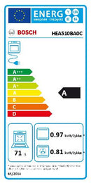 Bosch installer/oven built -in stove black