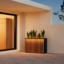 Spa solutions raised bed raised bed planting pot with LED Montecchio