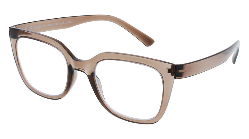 INVU Lesebrille mit Blaulichtfilter-Gläsern mit Etui Baum IB62401C
