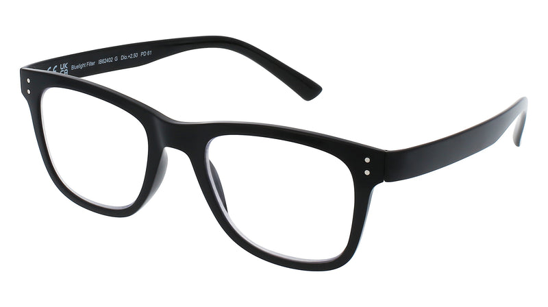 INVU Lesebrille mit Blaulichtfilter-Gläsern mit Etui Dahl IB62402J