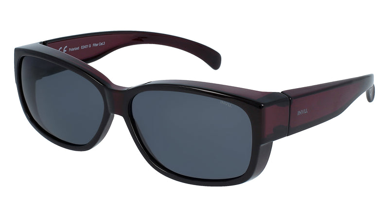 INVU Überbrille Polarisiert mit Etui Harmony IE22407C