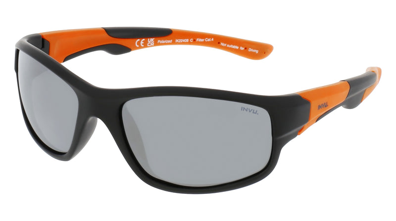 INVU Sonnenbrille Polarisiert für Kinder mit Etui Charlatan (4-7) IK22408C