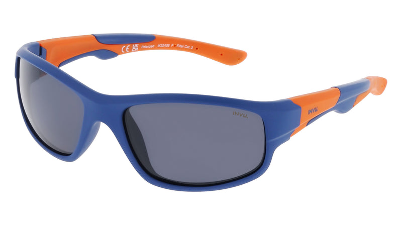 INVU Sonnenbrille Polarisiert für Kinder mit Etui Charlatan (4-7) IK22408F