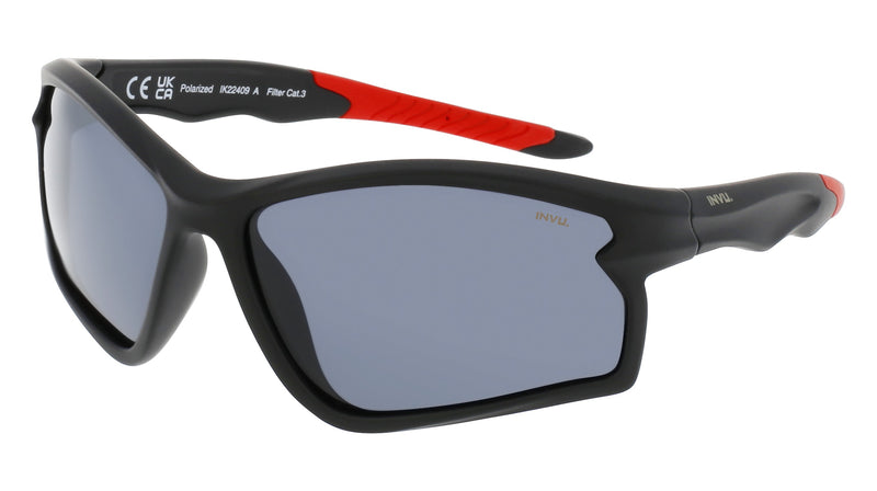 INVU Sonnenbrille Polarisiert für Kinder mit Etui Mercenary (8-11) IK22409A