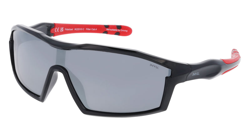 INVU Sonnenbrille Polarisiert für Kinder mit Etui Pluto (8-11) IK22510C